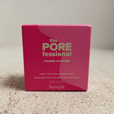 BOXED BENEFIT THE POREFESSIONAL POWER MATTE AND BLUR LOOSE SETTING POWDER - MINI