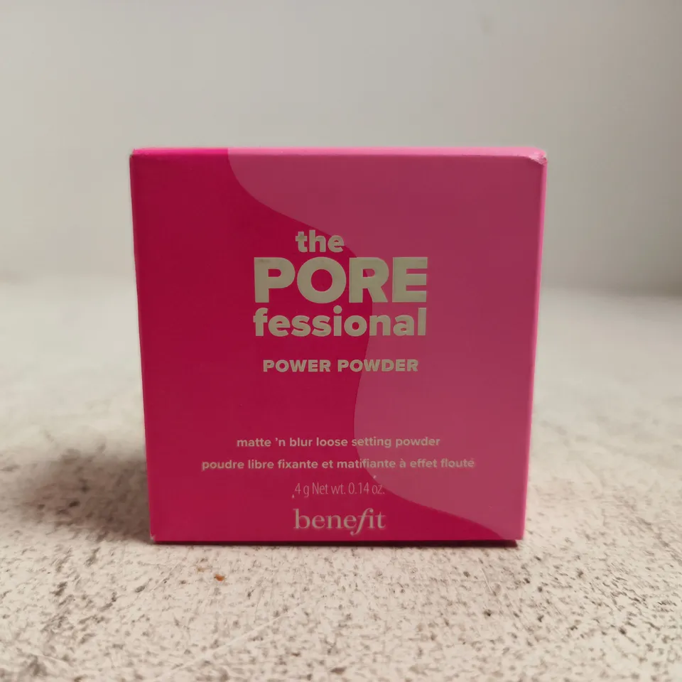 BOXED BENEFIT THE POREFESSIONAL POWER MATTE AND BLUR LOOSE SETTING POWDER - MINI