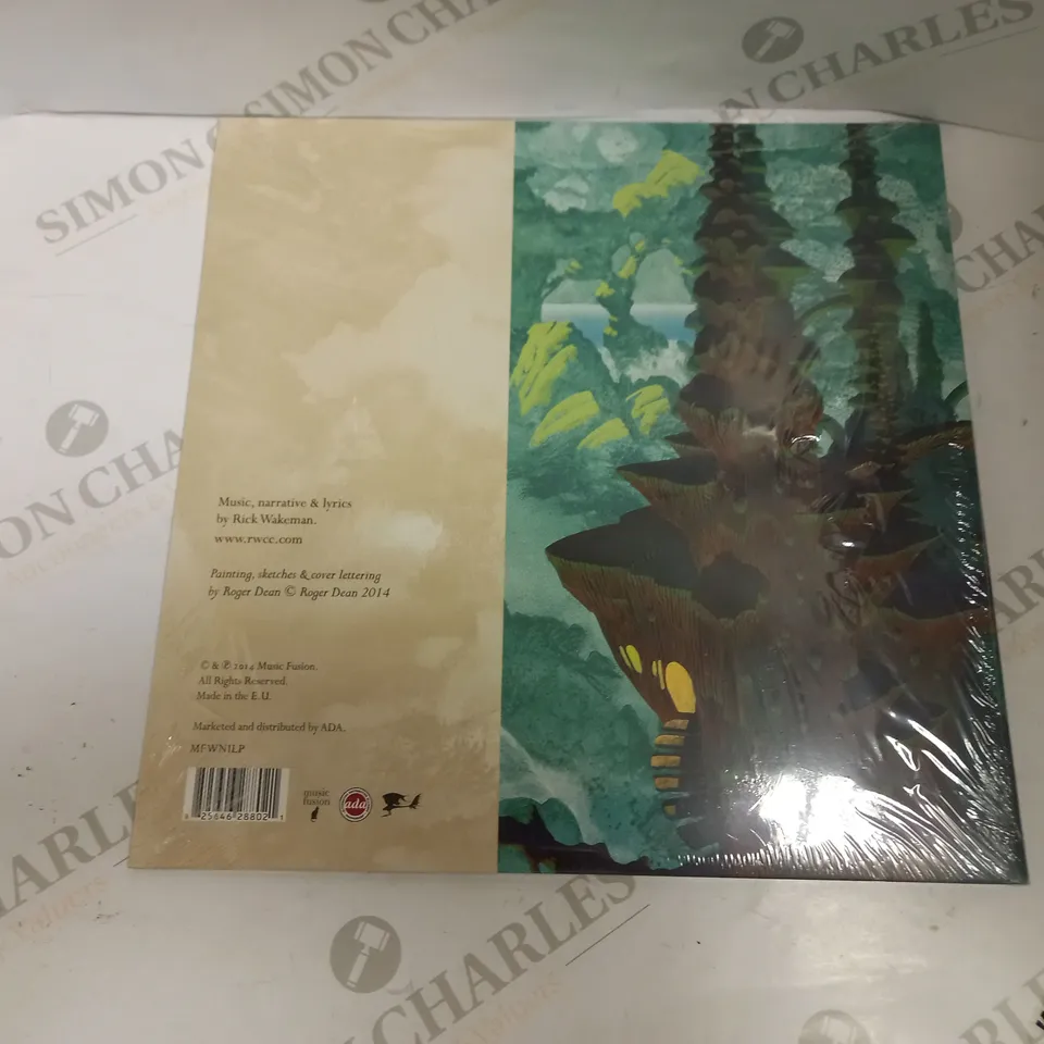SEALED RICK WAKEMAN JOURNEY TO THE CENTRE OF THE EARTH VINYL - CONTAINS 16 PAGE COLOUR BOOK