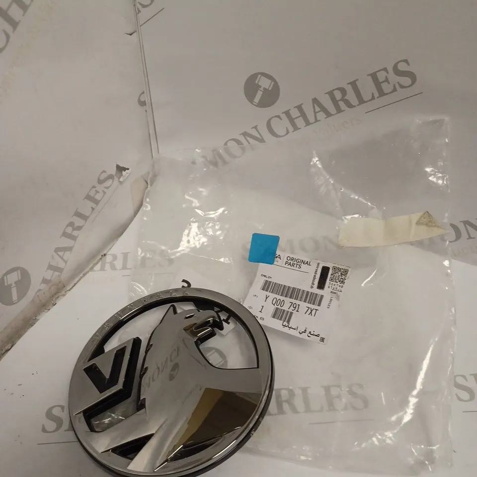VAUXHALL ORIGINAL PARTS REPLACEMENT BADGE 