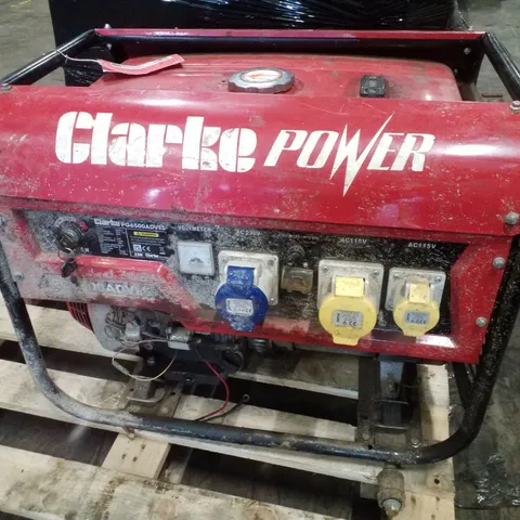 Clarke PG6500ADVES 5.5kVA Dual Voltage (230V/110V) Petrol Generator