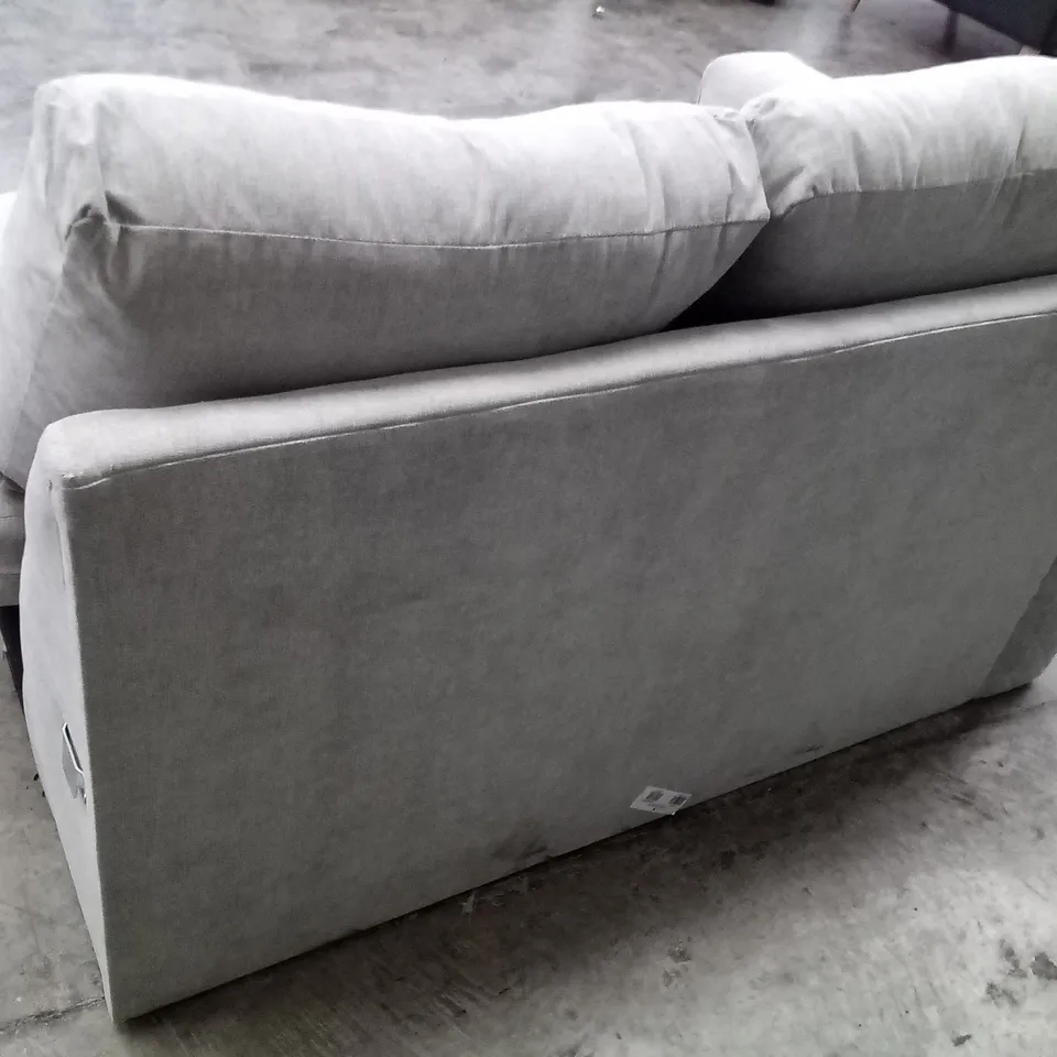 QUALITY DESIGNER ENZO LHF 2 SEATER ARMED UNIT LIGHT GREY