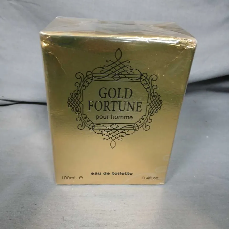 BOXED AND SEALED GOLD FORTUNE POUR HOMME EAU DE TOILETTE 100ML