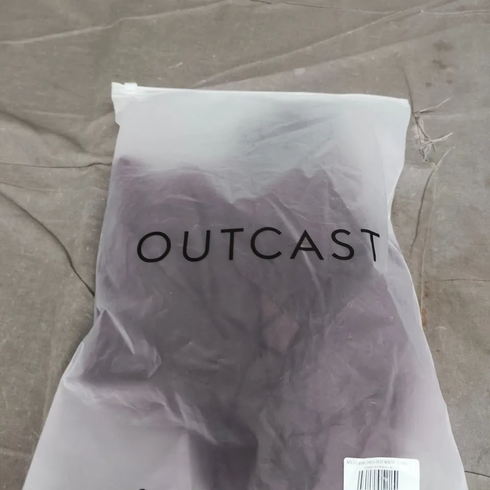 OUTCAST CLOTHING MILAN MAXI DRESS DEEP MAUVE - M