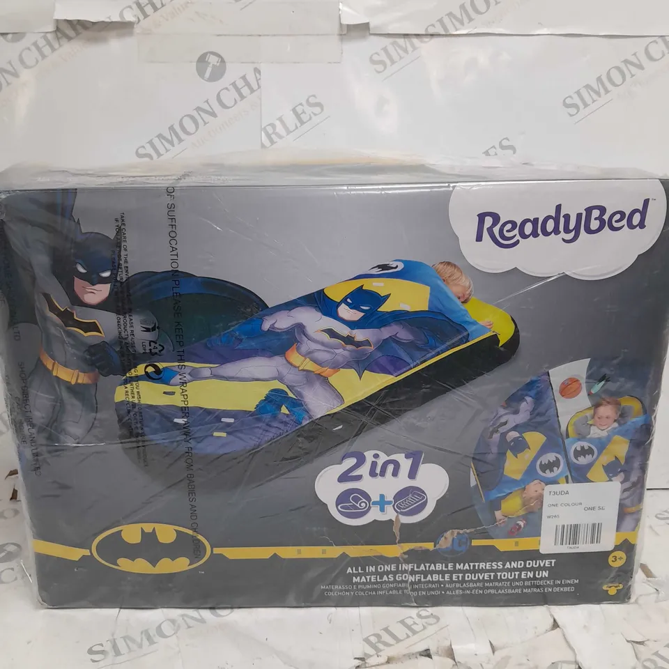 BOXED BATMAN JUNIOUR READY BED RRP £34.99