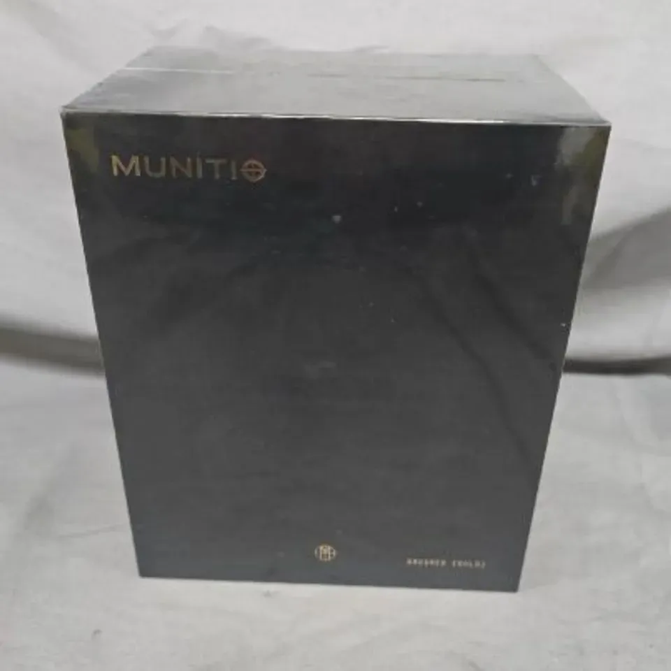 BRAND NEW BOXED MUNITIO PRO30 BRUSHED GOLD WIRELESS HEADPHONES 2AQPX-PRO30
