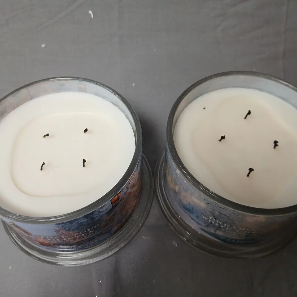 HomeWorx by Slatkin & Co. Scented Candles – Tree Tops Glisten & Dreaming of a White Christmas (Set of 2)