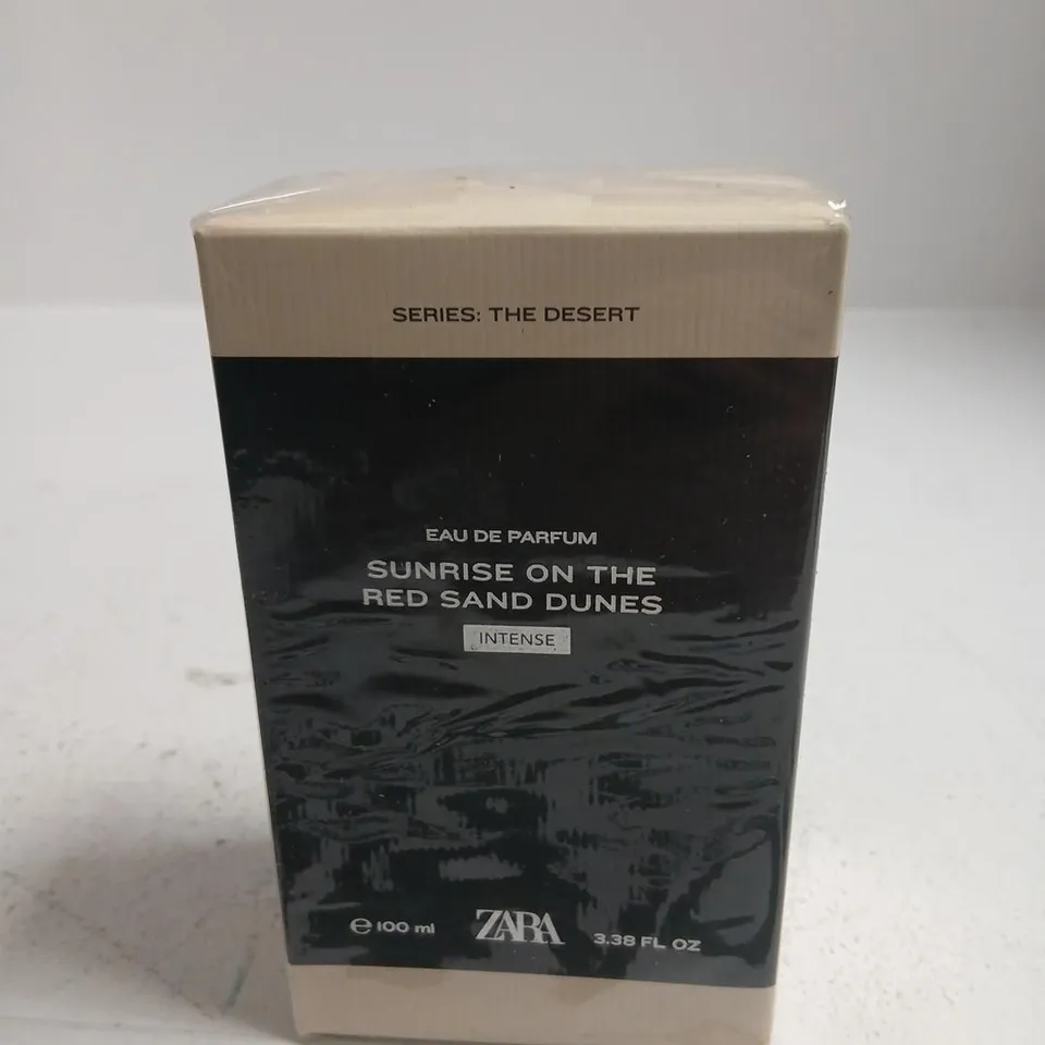 BOXED ZARA SERIES THE DESERT EAU DE PARFUM SUNRISE ON THE RED SAND DUNES 100ML