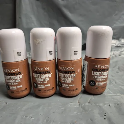 LOT OF APPROXIMATELY 55 REVLON COLOURSTAY LIGHT COVER 30ML FOUNDATIONS - 550 MOCHA