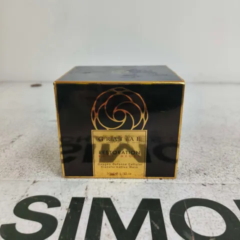 GRATIÆ RESTORATION OXYGEN DEFENSE CELLULAR TRANSFORMATIVE MASK – 50ML (BOXED)