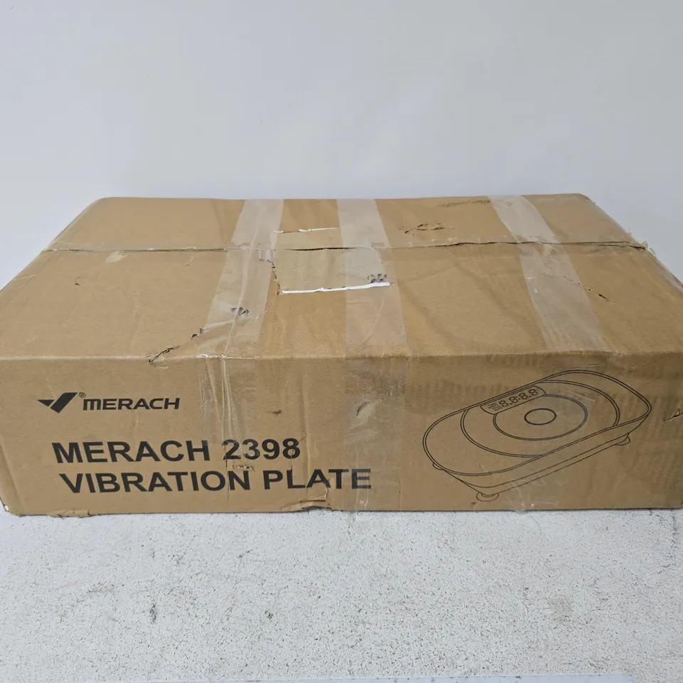 BOXED MERACH 2398 VIBRATION PLATE IN PINK