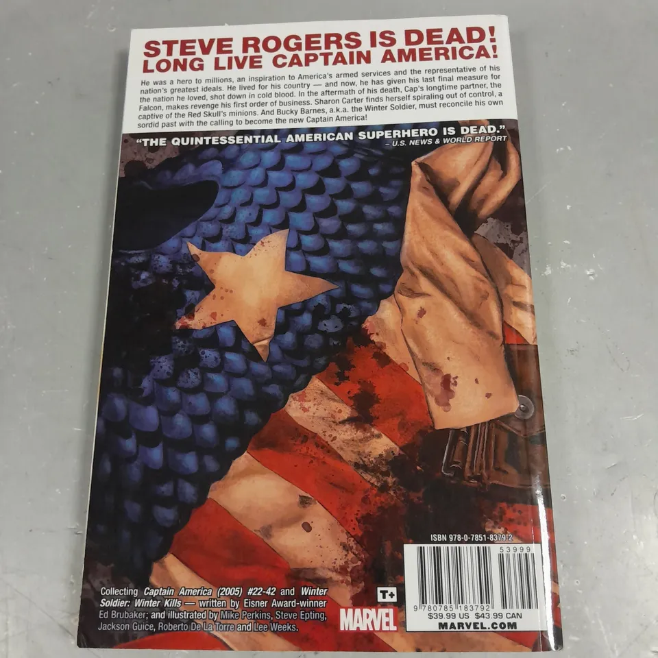 MARVEL THE DEATH OF CAPTAIN AMERICA COMPLETE COLLECTION GRAPHIC NOVEL