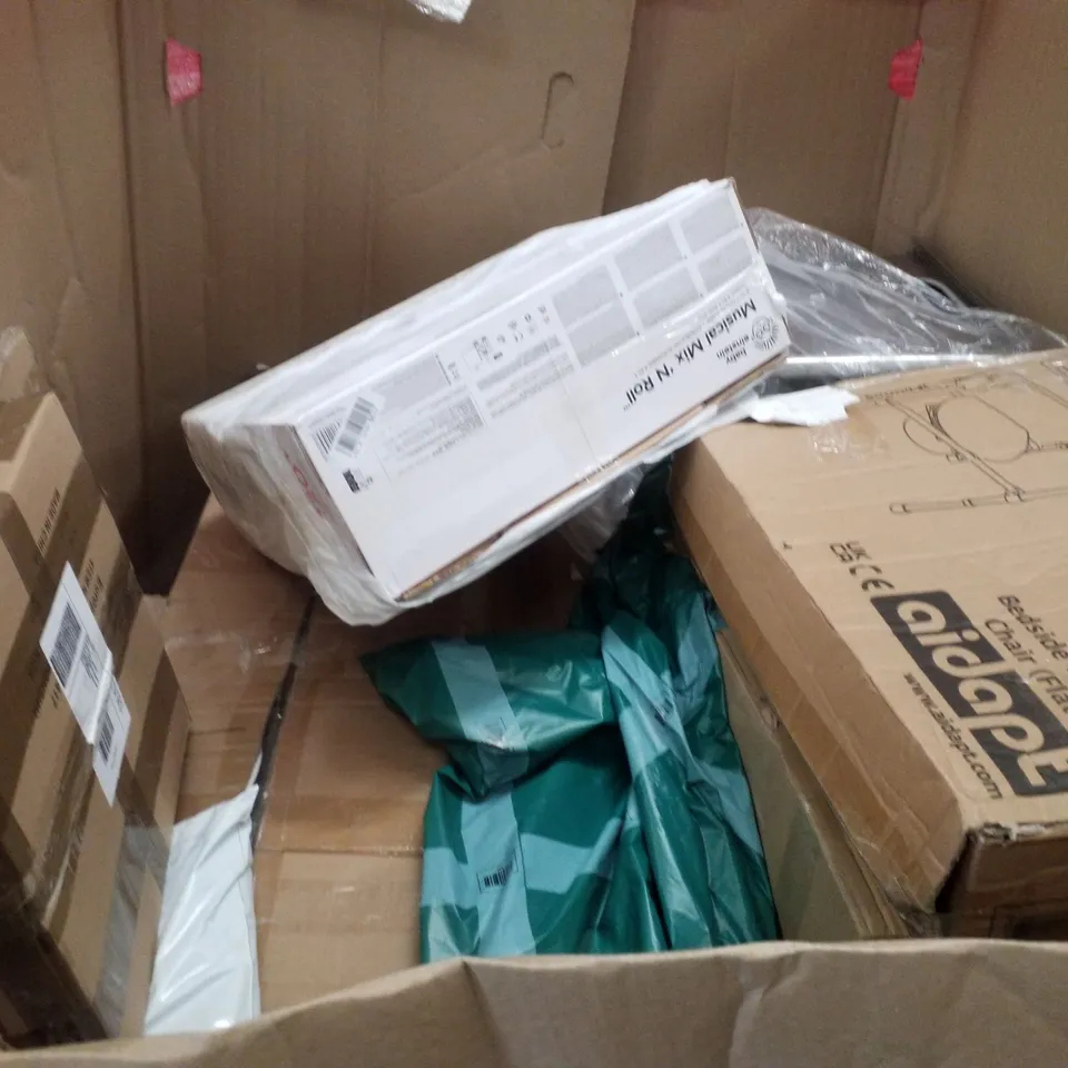 PALLET CONTAINING ASSORTED PRODUCTS INCLUDING TOILET SEAT AND FRAME, BABYLO CO-SLEEPER, BATH SEAT & 3IN1 CAR WALKER 