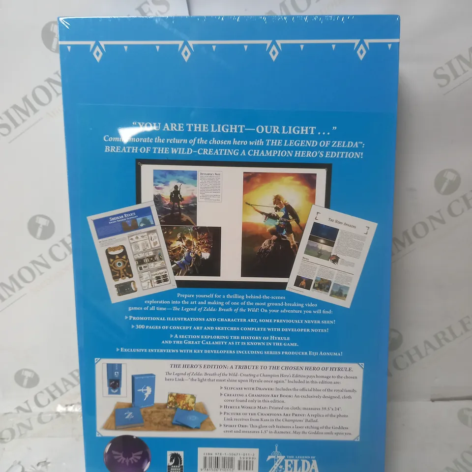 SEALED ZELDA BREATH OF THE WILD HEROS EDITION COLLECTORS SET