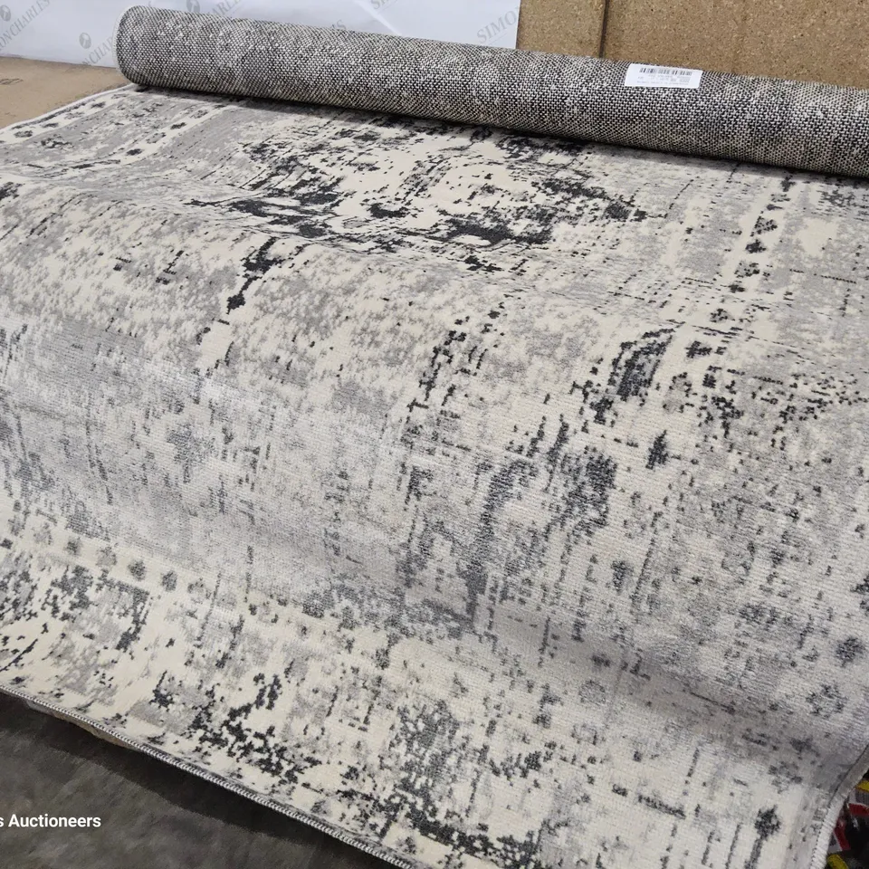 STEPHENTOWN GREY/CREAM RUG 120 × 170