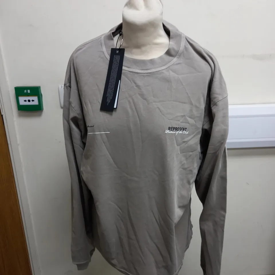 REPRESENT OWNERS CLUB LONG SLEEVE SHIRT SIZE M 