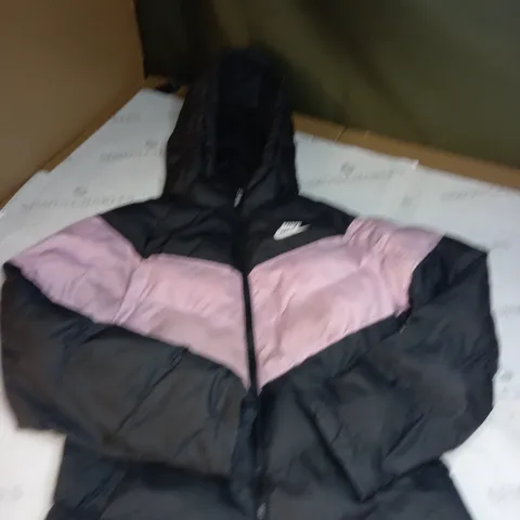 NIKE ZIPPED PADDED COAT SIZE L