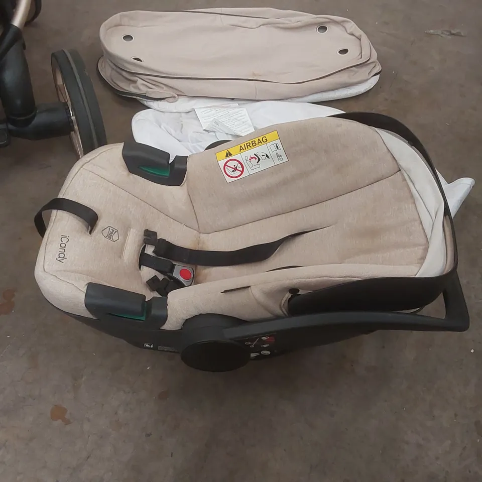 ICANDY PRAM AND CAR SEAT SET