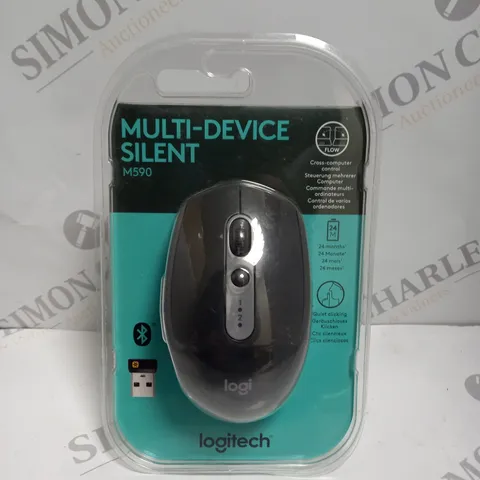 SEALED LOGITECH MULTI-DEVICE M590 SILENT USB MOUSE