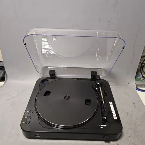 LENCO L-85 TURNTABLE IN BLACK
