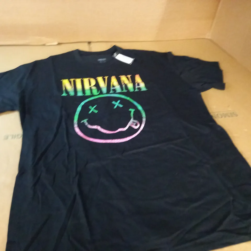 NIRVANA T-SHIRT DRESS IN BLACK - 14