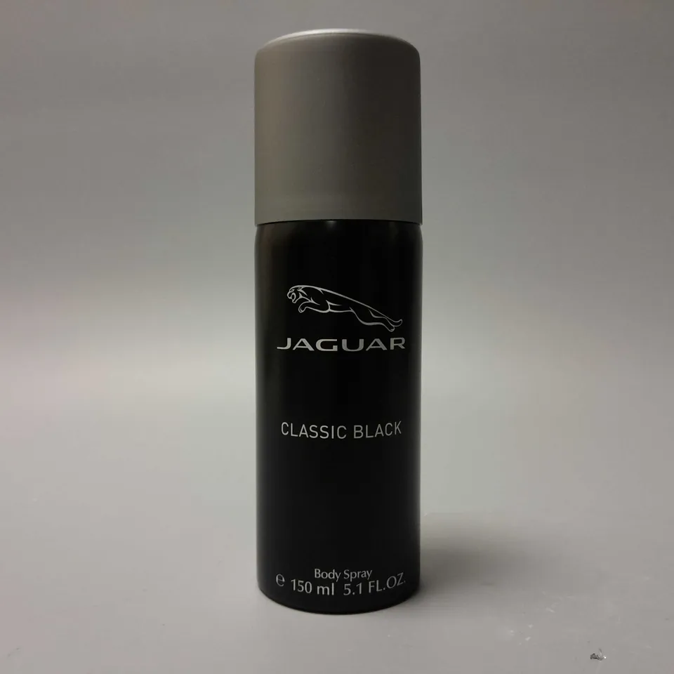 APPROXIMATELY 24 JAGUAR CLASSIC BLACK BODY SPRAY (24 x 150ml) - COLLECTION ONLY