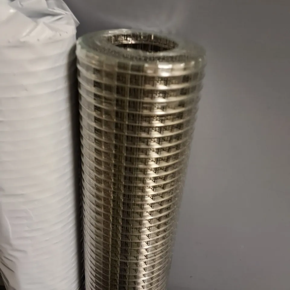 TWO ROLLS OF METAL SCREEN - EACH 60CM X UNSPECIFIED 