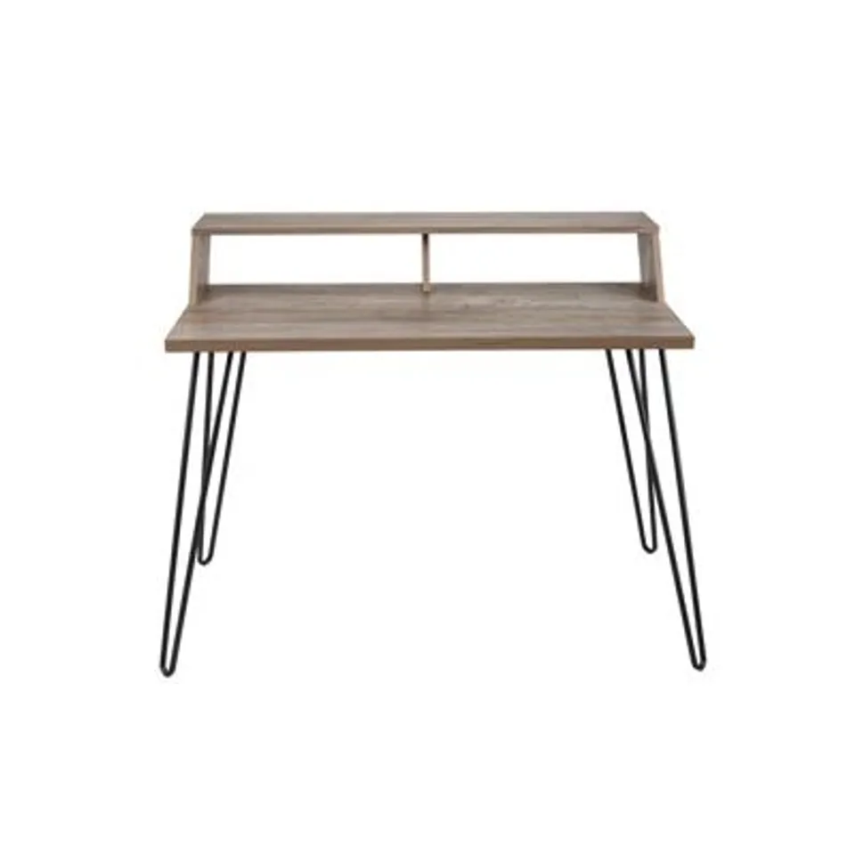 BOXED FRANCES DESK - OAK/GREY (1 BOX)