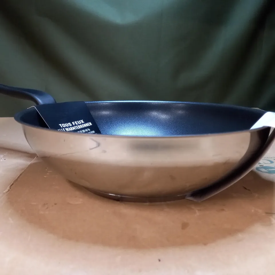TEFAL PRIMARY STAINLESS STEEL WOK PAN