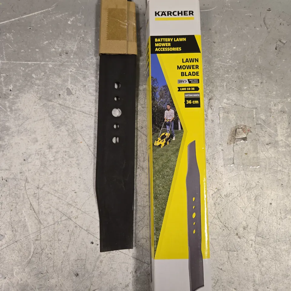 BOXED KARCHER LAWN MOWER BLADE - LMO 18-36 - 36CM