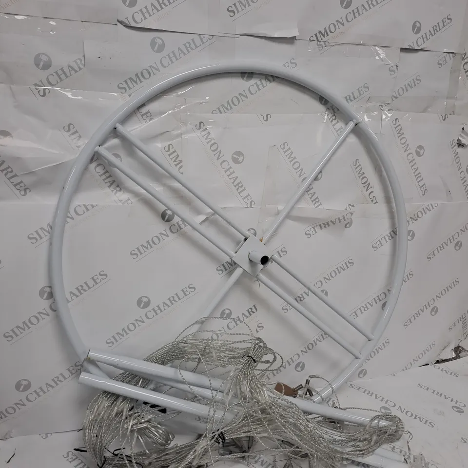 6FT WHITE WATERFALL LED OUTDOOR TREE LIGHT RRP £69.99