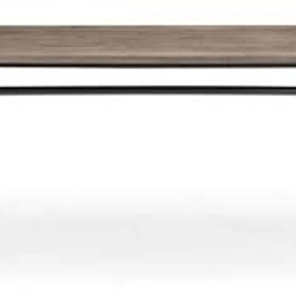 BOXED JULIAN BOWEN CARNEGIE DINING TABLE - MOCHA/BLACK (1 BOX)