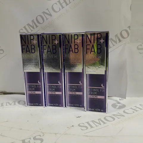 NIP+FAB RETINOL FIX OVERNIGHT CREAM SET OF 4
