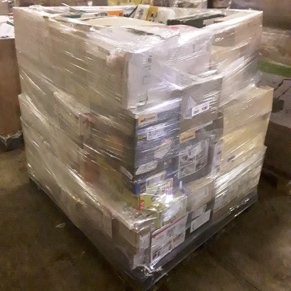 PALLET OF APPROXIMATELY 109 ASSORTED HOUSEHOLD & ELECTRICAL ITEMS INCLUDING