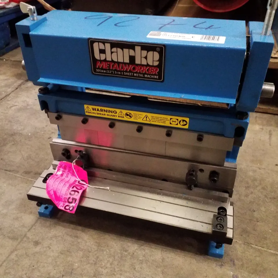 CLARKE SBR305 3 IN 1 UNIVERSAL 305MM SHEET METAL MACHINE