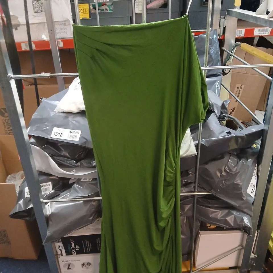 NOBODYS CHILD NIAMH MIDAXI DRESS GREEN UK 18
