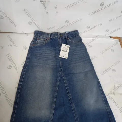ZARA DENIM SKIRT SIZE 13-14