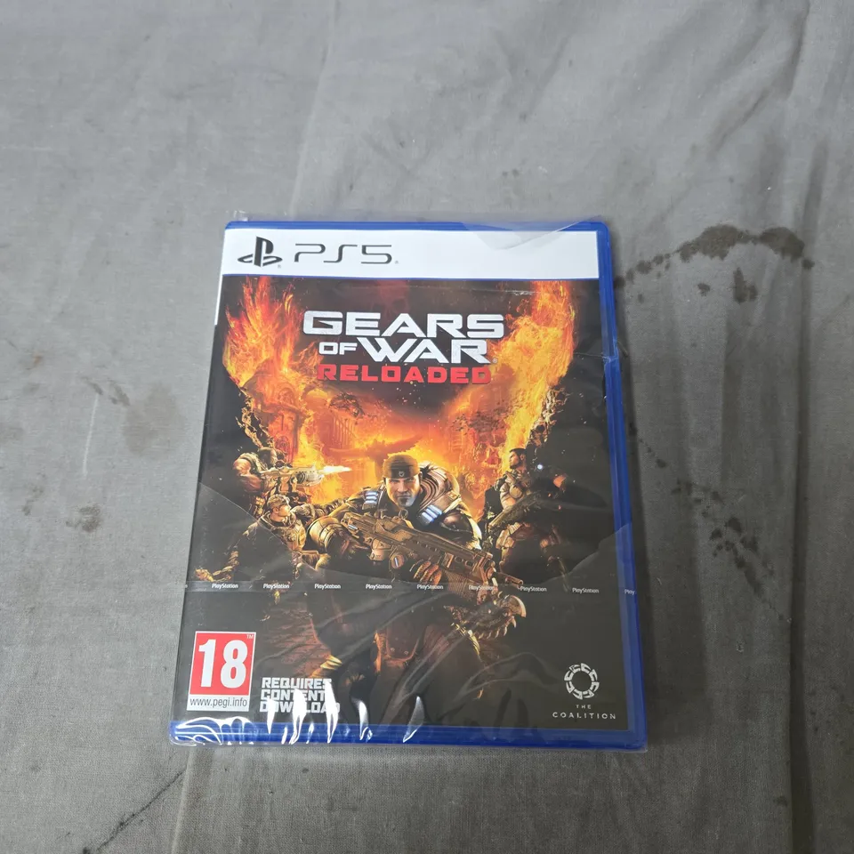 GEARS OF WAR: RELOADED – PLAYSTATION 5, SEALED IN PLASTIC WRAP