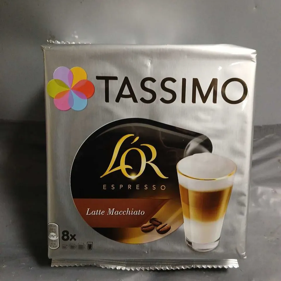 BOX OF 5 TASSIMO LATTE MACCHIATO 8 PODS 