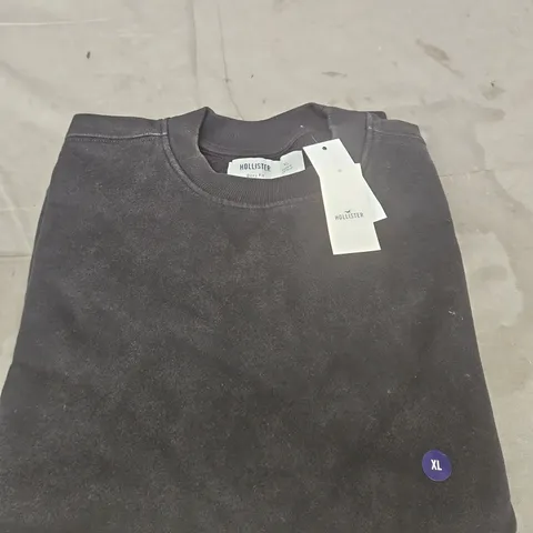 HOLLISTER SWEATSHIRT – BLACK, UK XL