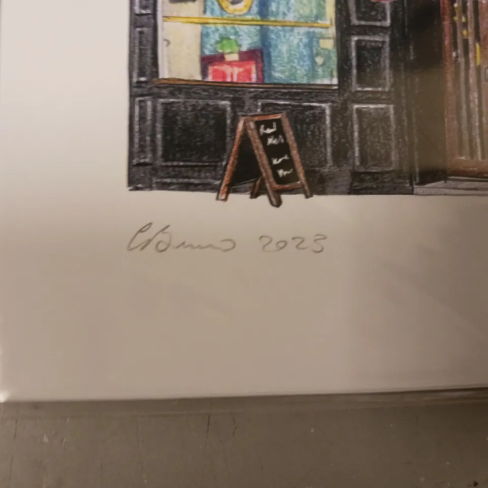 SIGNED AND DATED 'THE BELLE' ILLUSTRATION ART PRINT