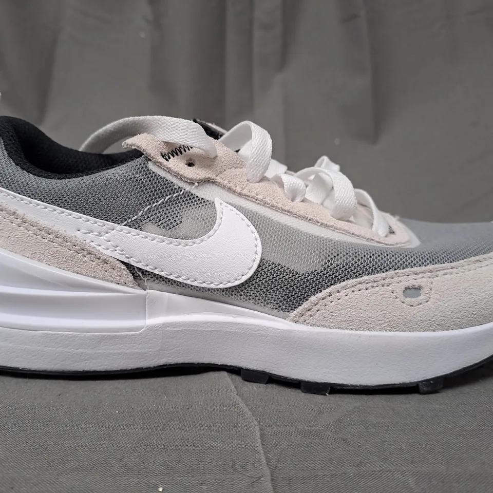 BOXED PAIR OF NIKE WAFFLE ONE SHOES IN WHITE/BLACK UK SIZE 1