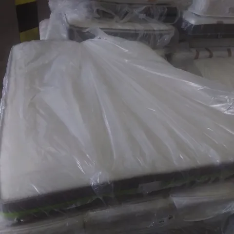 QUALITY BAGGED 4'6" DOUBLE HYBRID MEMORY FOAM OPEN COIL MATTRESS