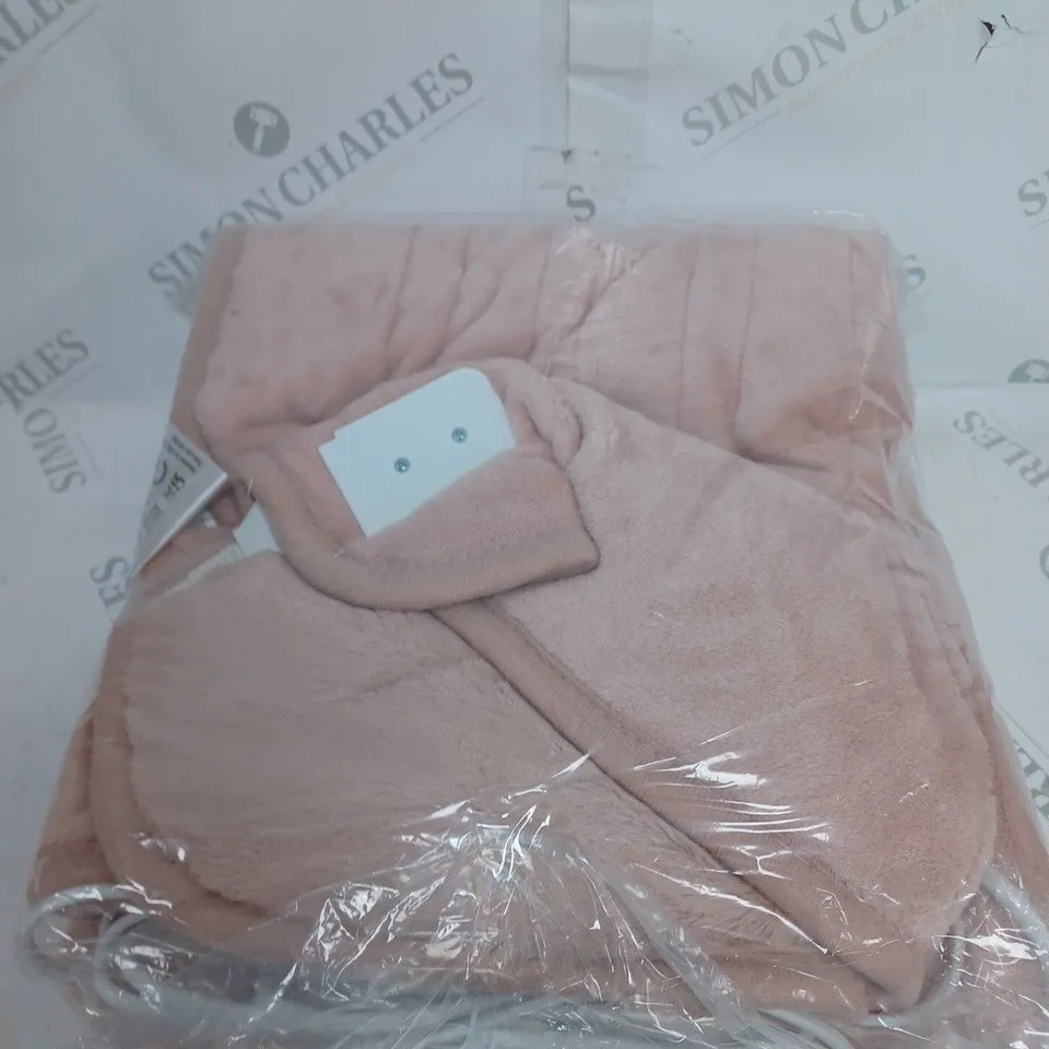 BOXED COZEE HOME HEATED BLANKET IN PINK