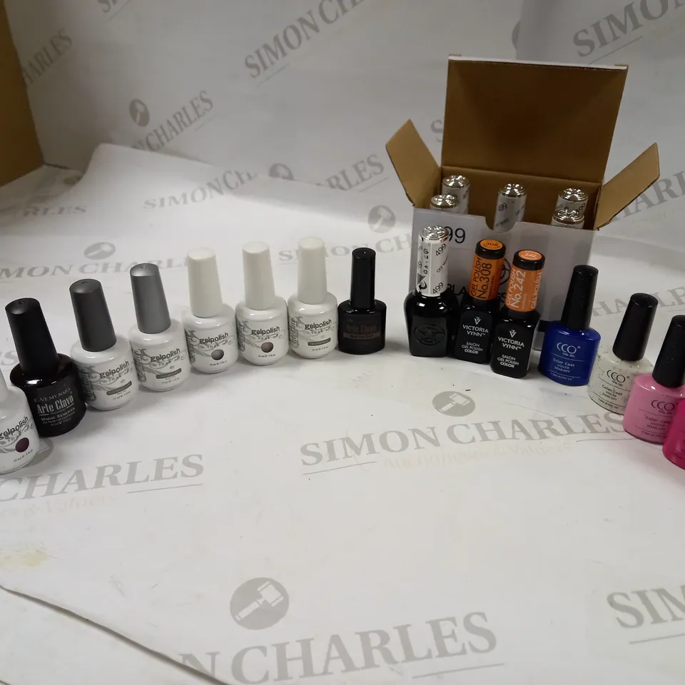 LIGHT CURED GEL POLISH BUMPER SET APPROX. 20 ITEMS 