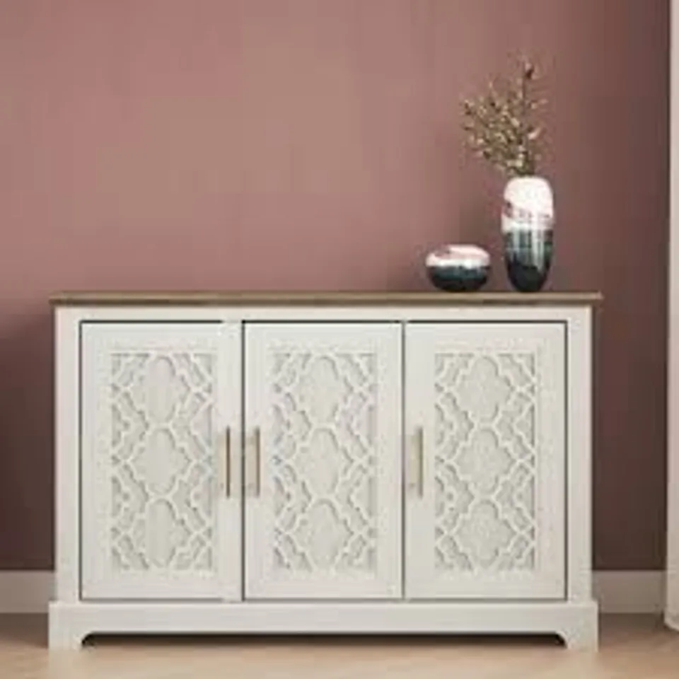 BOXED ANFIELD 3 DOOR SIDEBOARD (1 BOX)