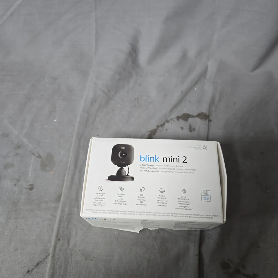 BLINK MINI 2 INDOOR SECURITY CAMERA – BOXED