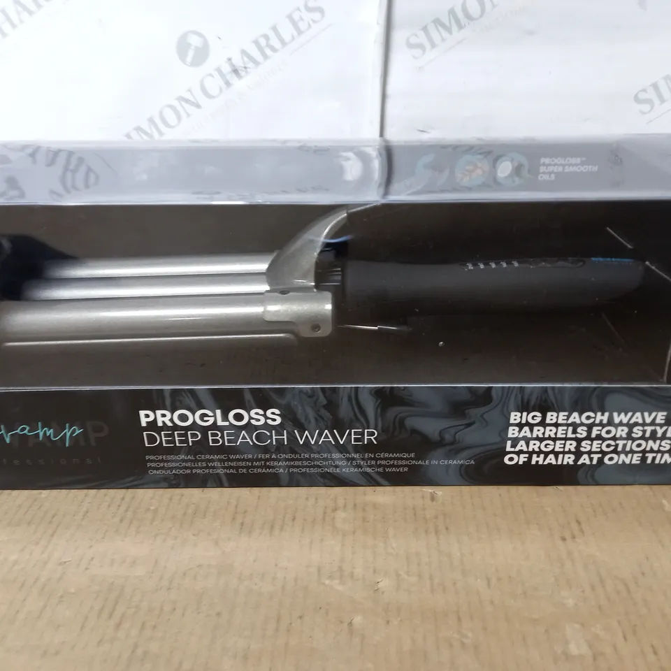 BOXED REVAMP PROGLOSS DEEP BEACH CERAMIC WAVER 