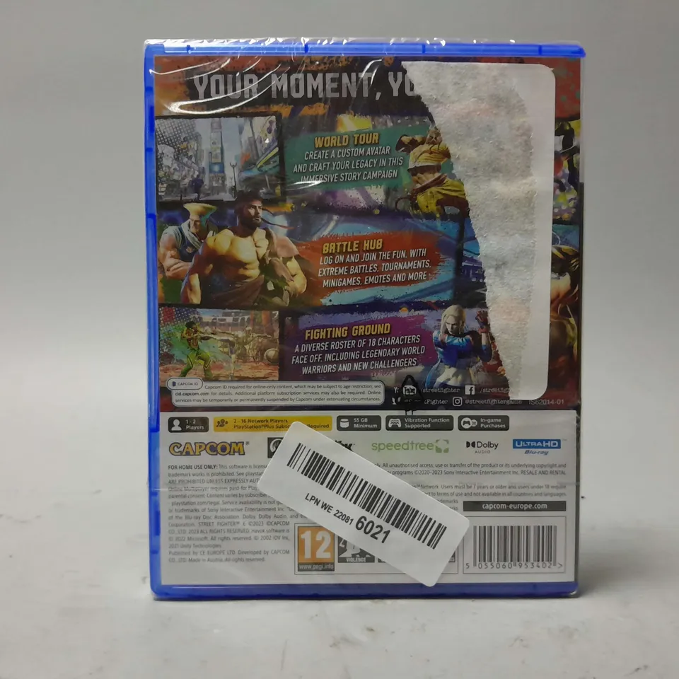 SEALED STREET FIGHTER 6 (PS5)