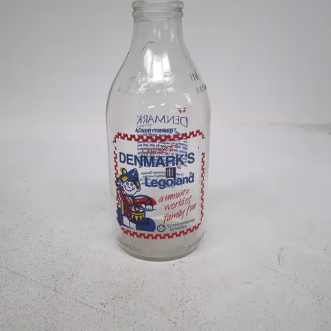LOT OF APPROXIMATELY 16 "CRUISE TO DENMARK'S LEGOLAND" 568ML GLASS BOTTLES
